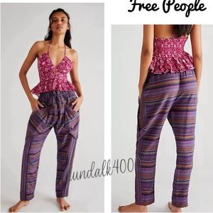 NWOT Free People Sweet Escape Pants Quarry Combo XS